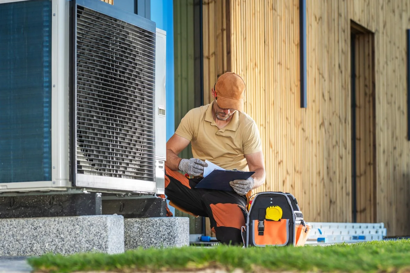 Console de climatisation dans un intérieur moderne